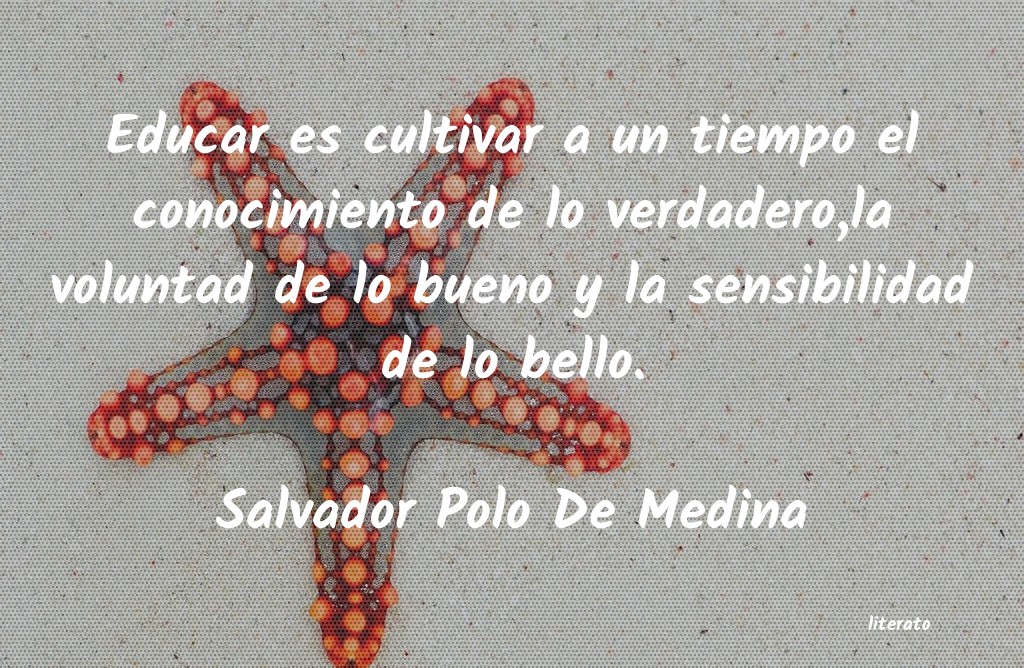 frases de Salvador Polo De Medina