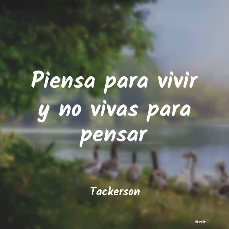 frases de Tackerson
