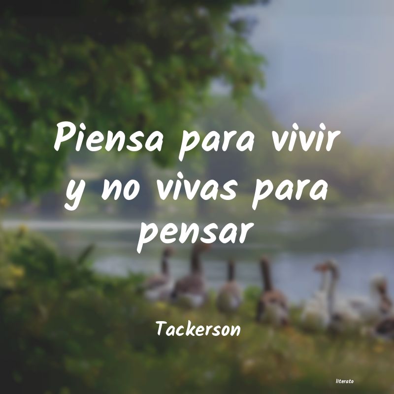 Frases de Tackerson