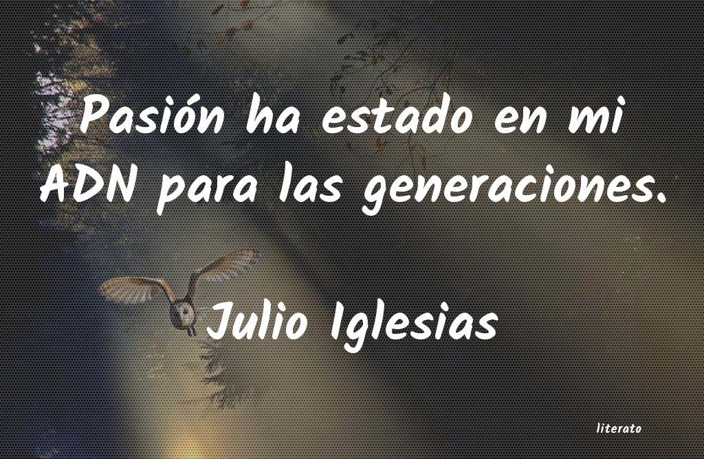 Frases de Julio Iglesias
