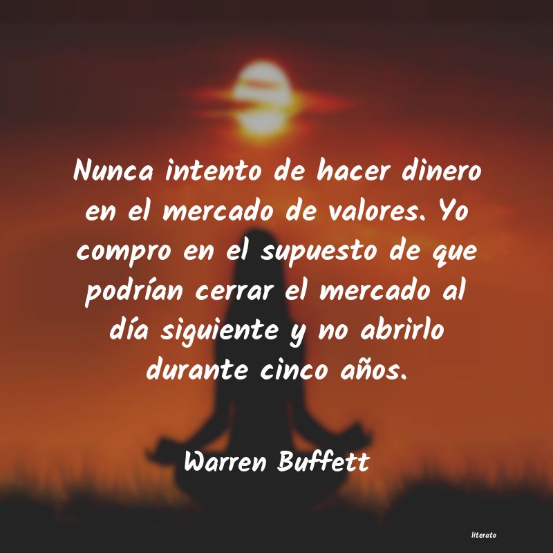 frases de Warren Buffett