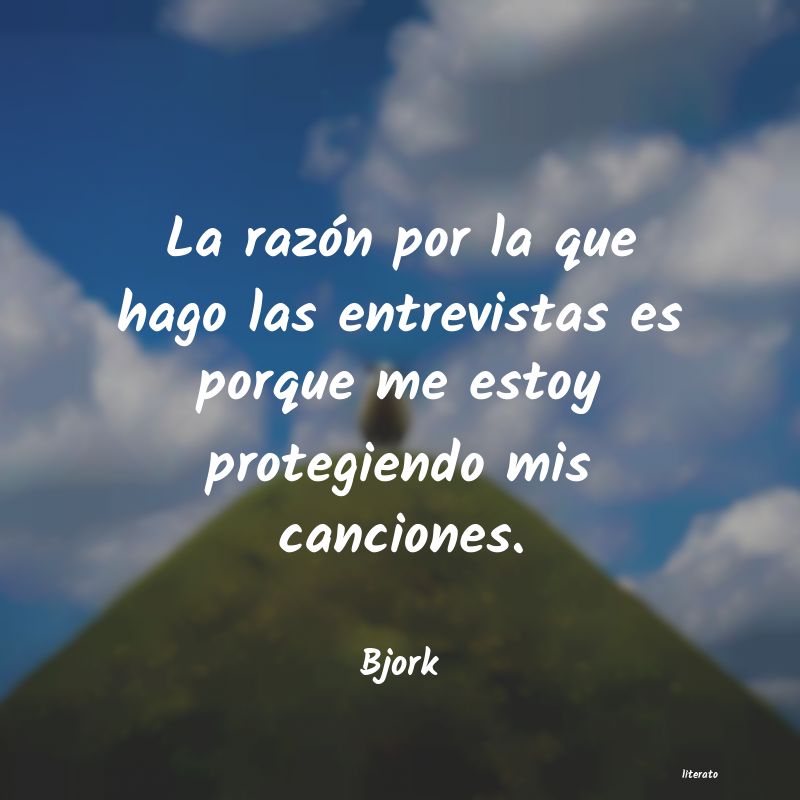 frases de Bjork