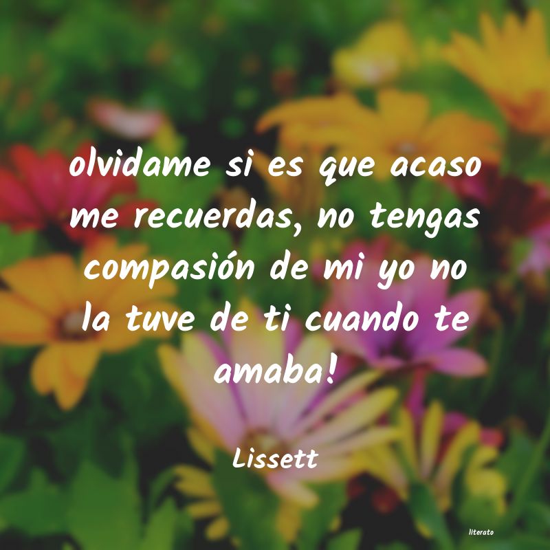 Frases de Lissett
