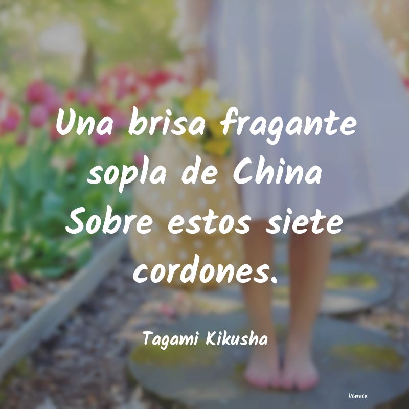 frases de Tagami Kikusha