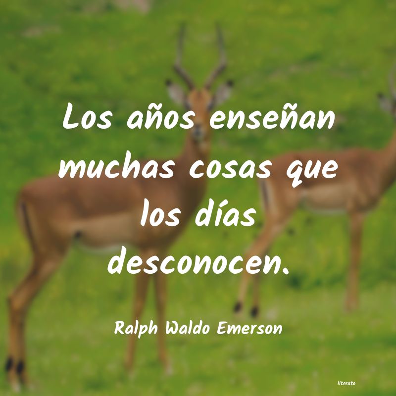 Frases de Ralph Waldo Emerson