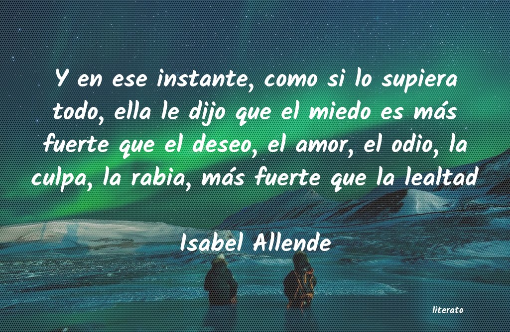 Isabel Allende: Y en ese instante, como si lo