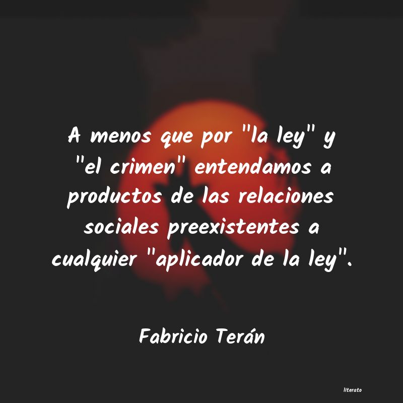 frases de Fabricio Terán