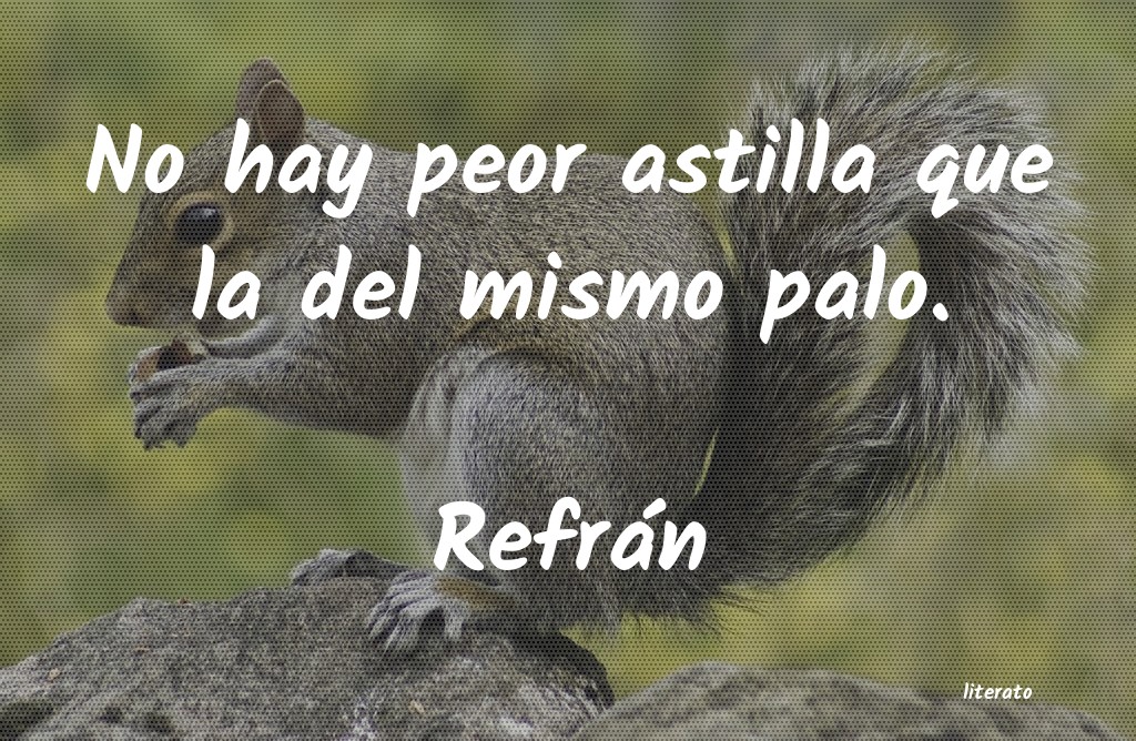 Frases de Refrán