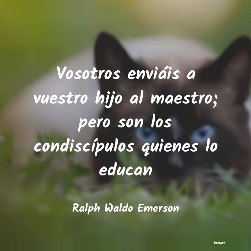 frases de Ralph Waldo Emerson