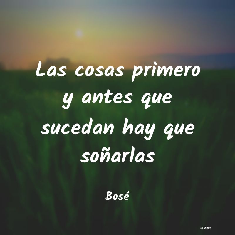 Frases de Bosé