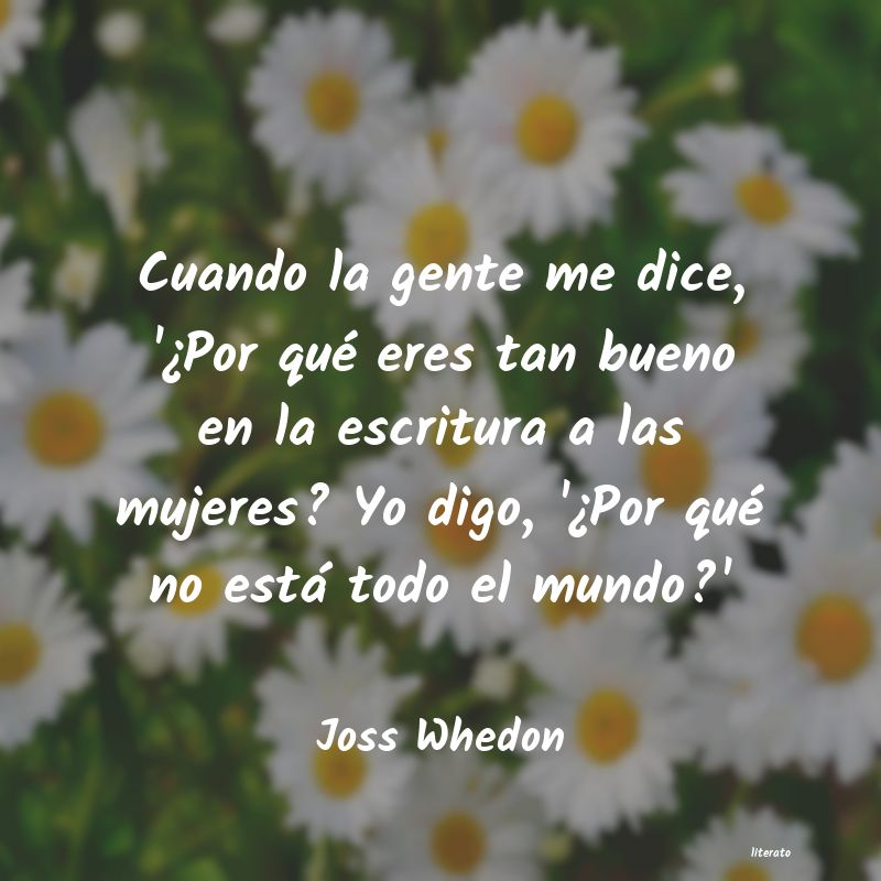 frases de Joss Whedon