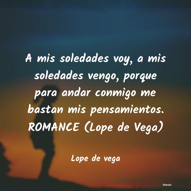 Frases de Lope de vega