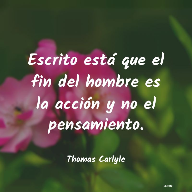 Frases de Thomas Carlyle