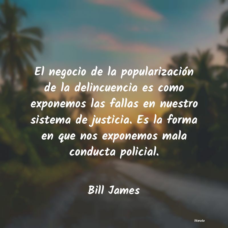 frases de Bill James