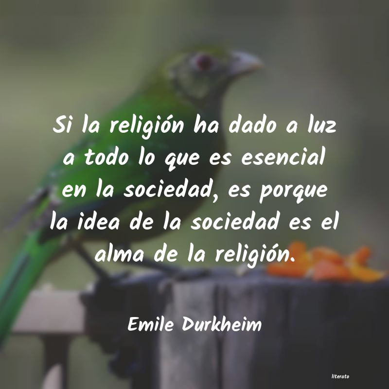 Frases de Emile Durkheim