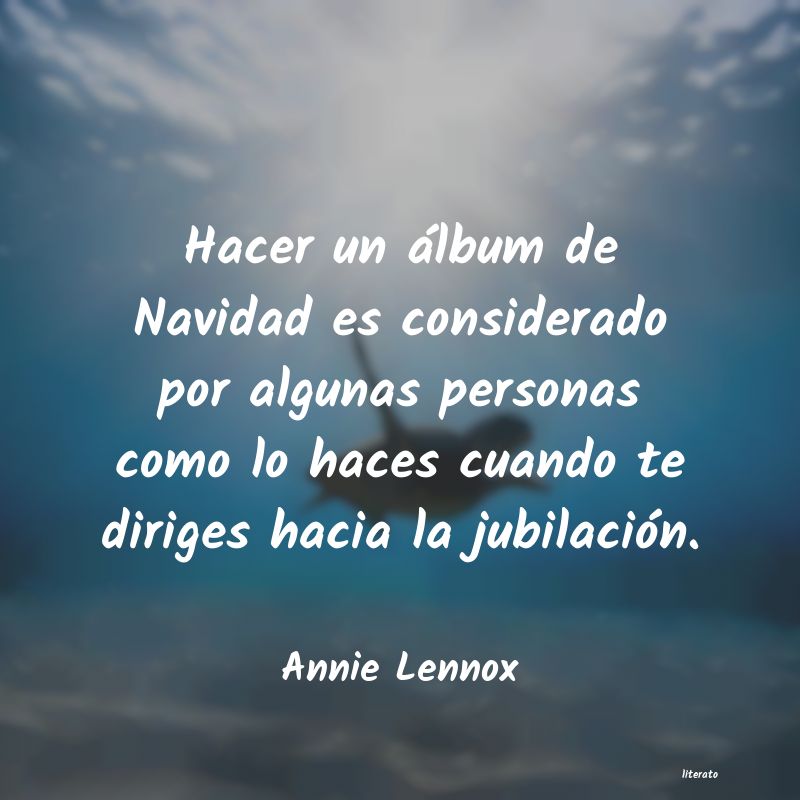 frases de Annie Lennox