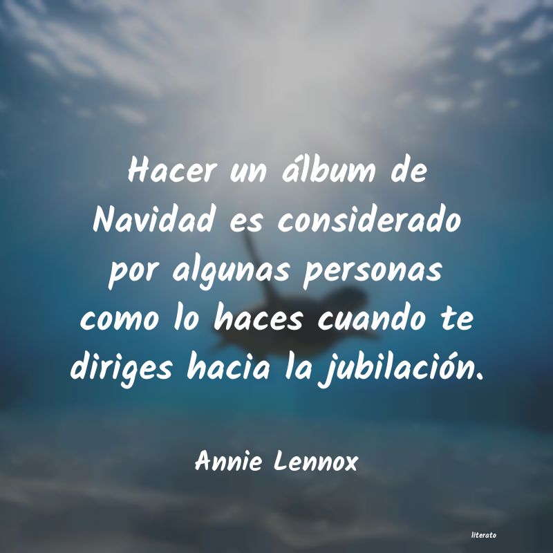 Frases de Annie Lennox