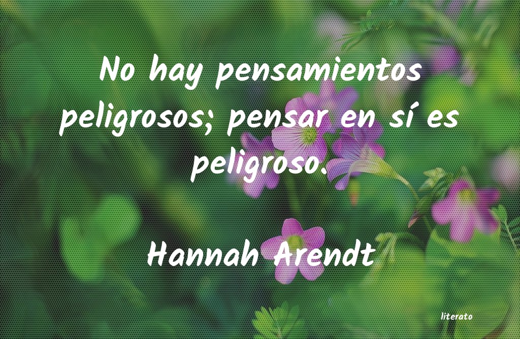 Frases de Hannah Arendt