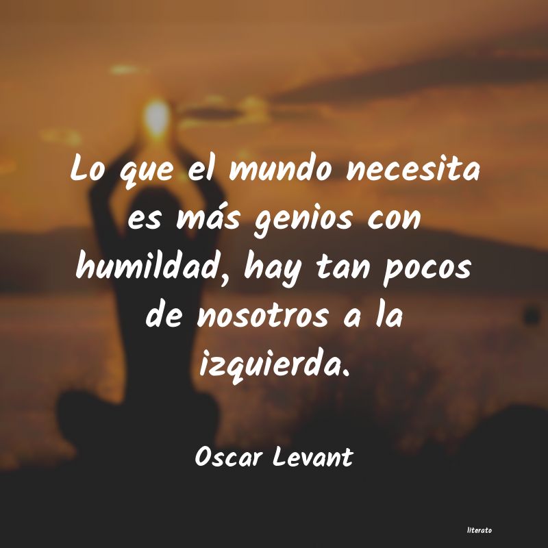 Frases de Oscar Levant