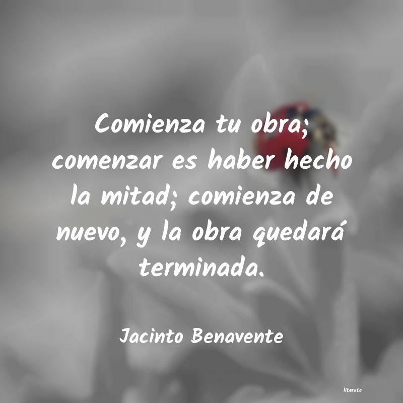 Frases de Jacinto Benavente