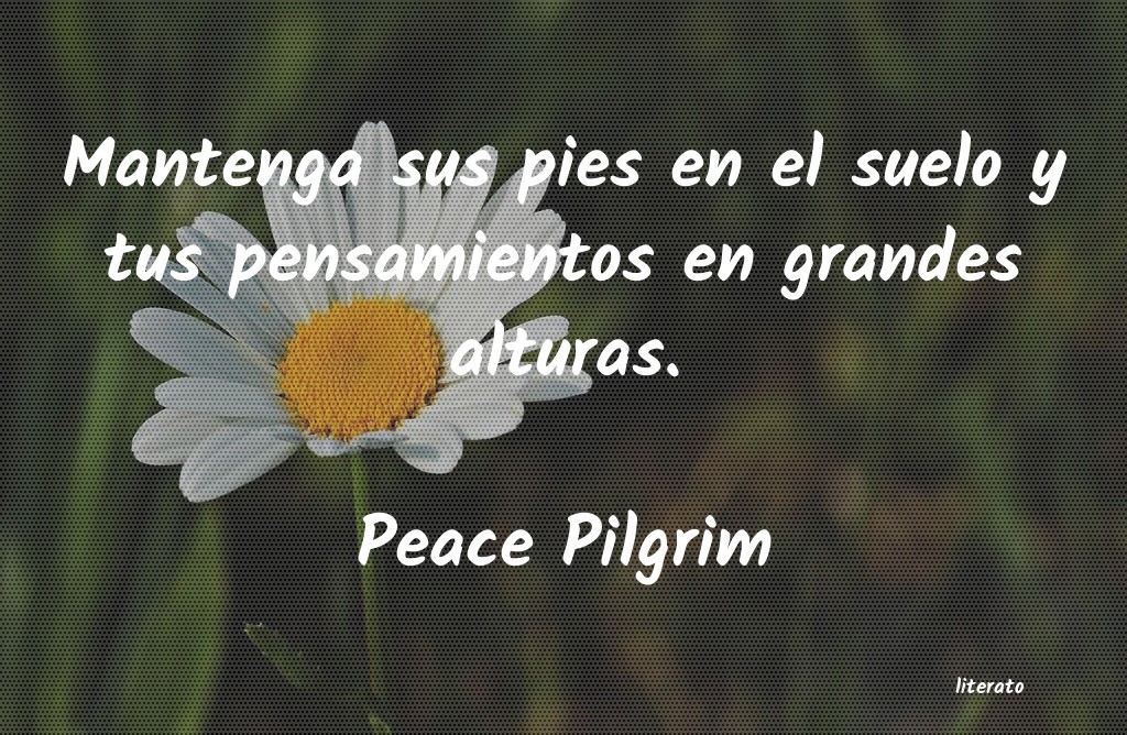 frases de Peace Pilgrim