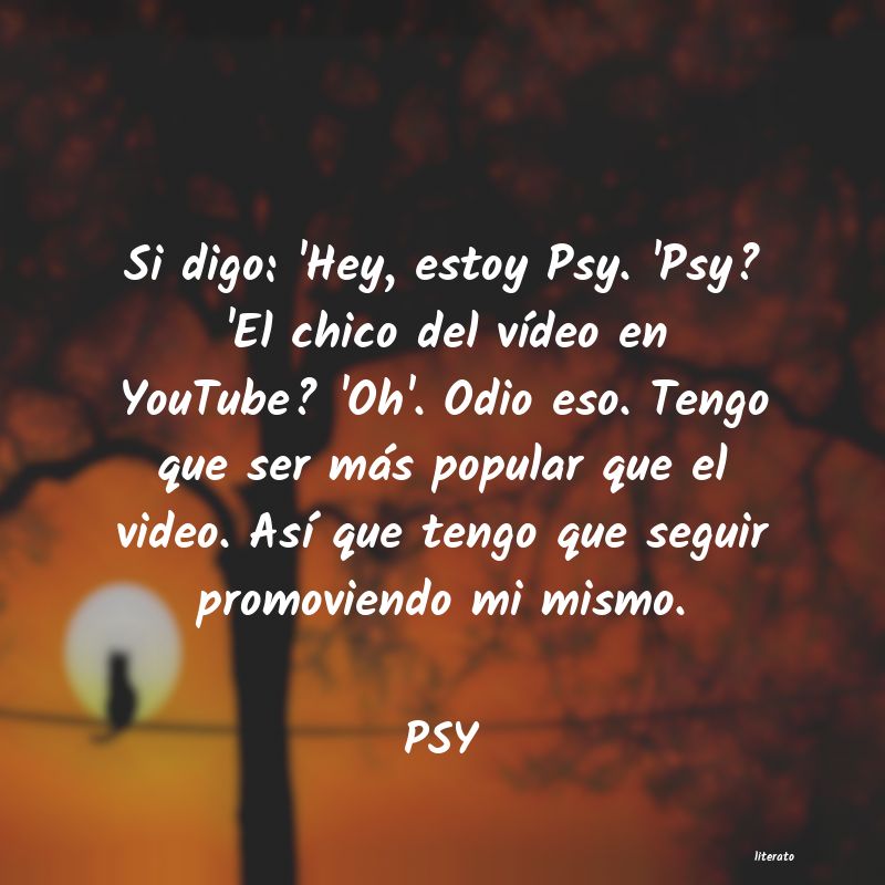 frases de PSY