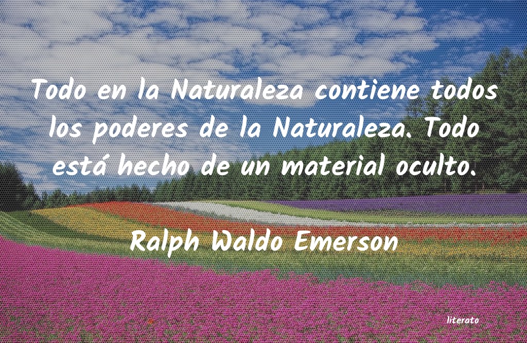 Frases de Ralph Waldo Emerson