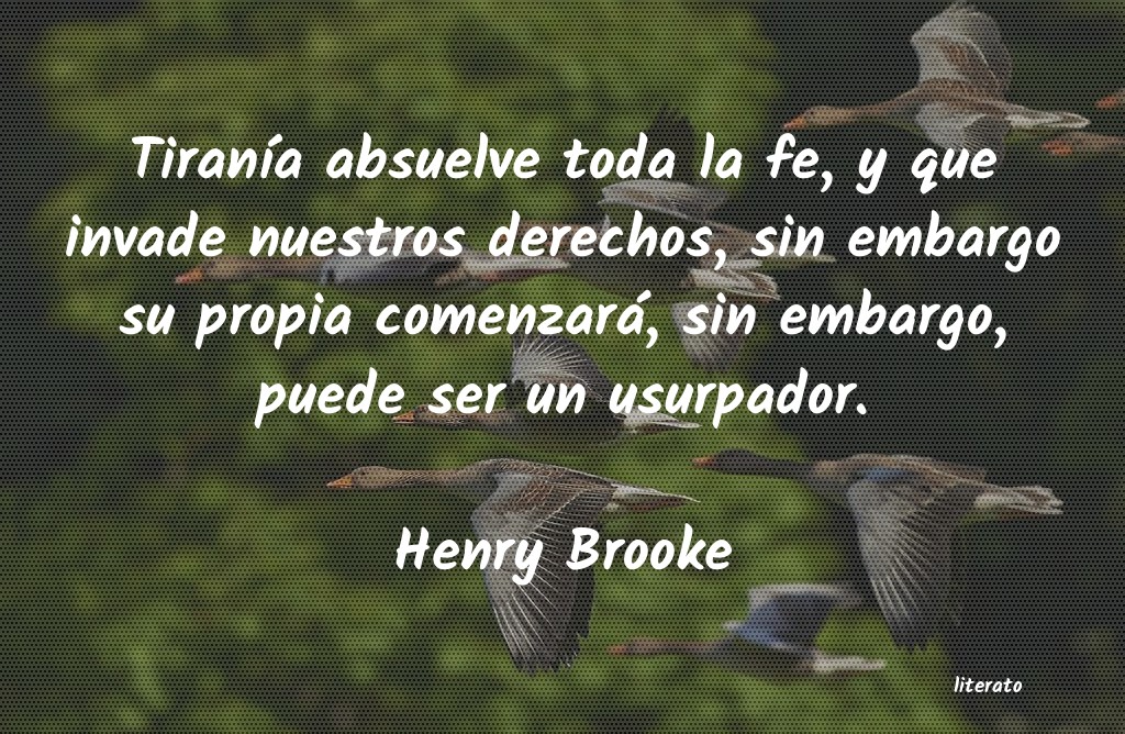 Frases de Henry Brooke