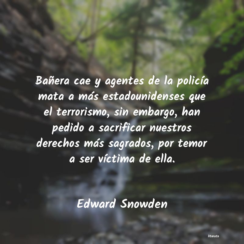 frases de Edward Snowden