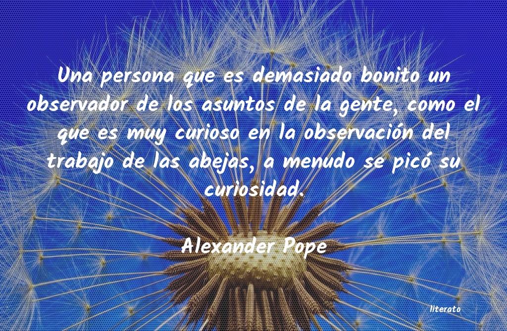 Frases de Alexander Pope