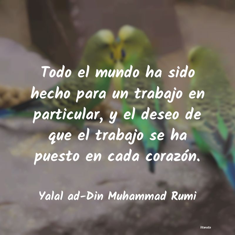 Frases de Yalal ad-Din Muhammad Rumi