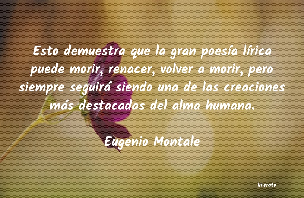 Frases de Eugenio Montale