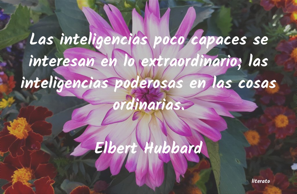 frases de Elbert Hubbard