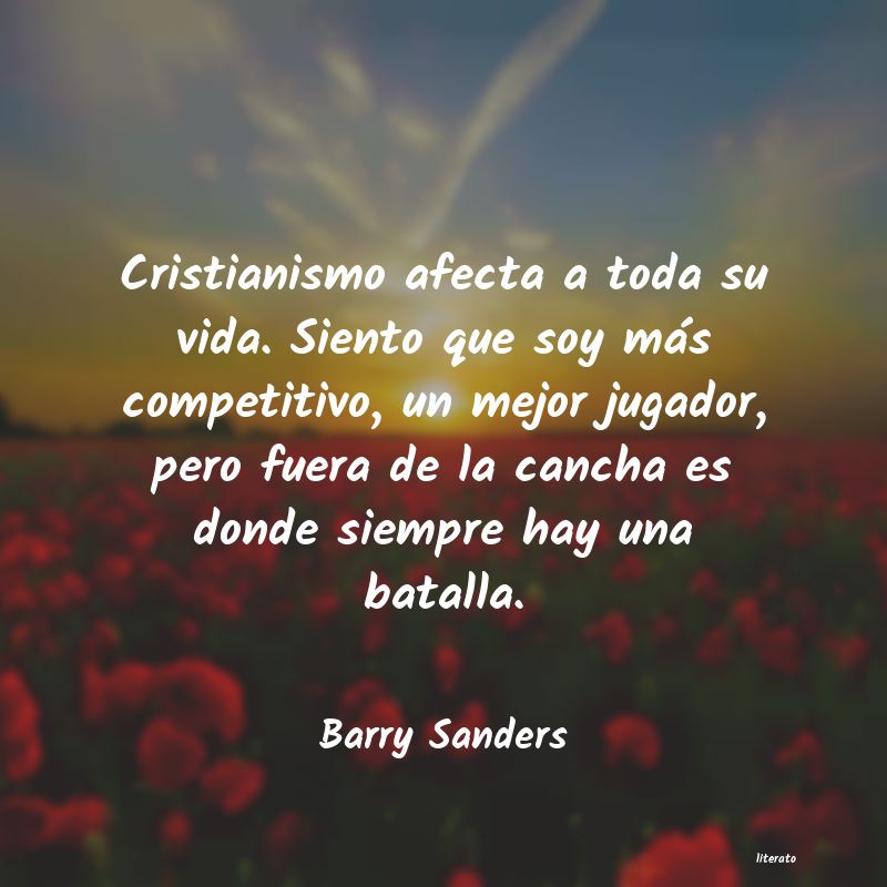 Frases de Barry Sanders