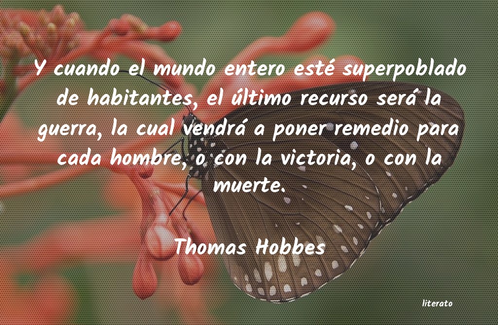 Frases de Thomas Hobbes