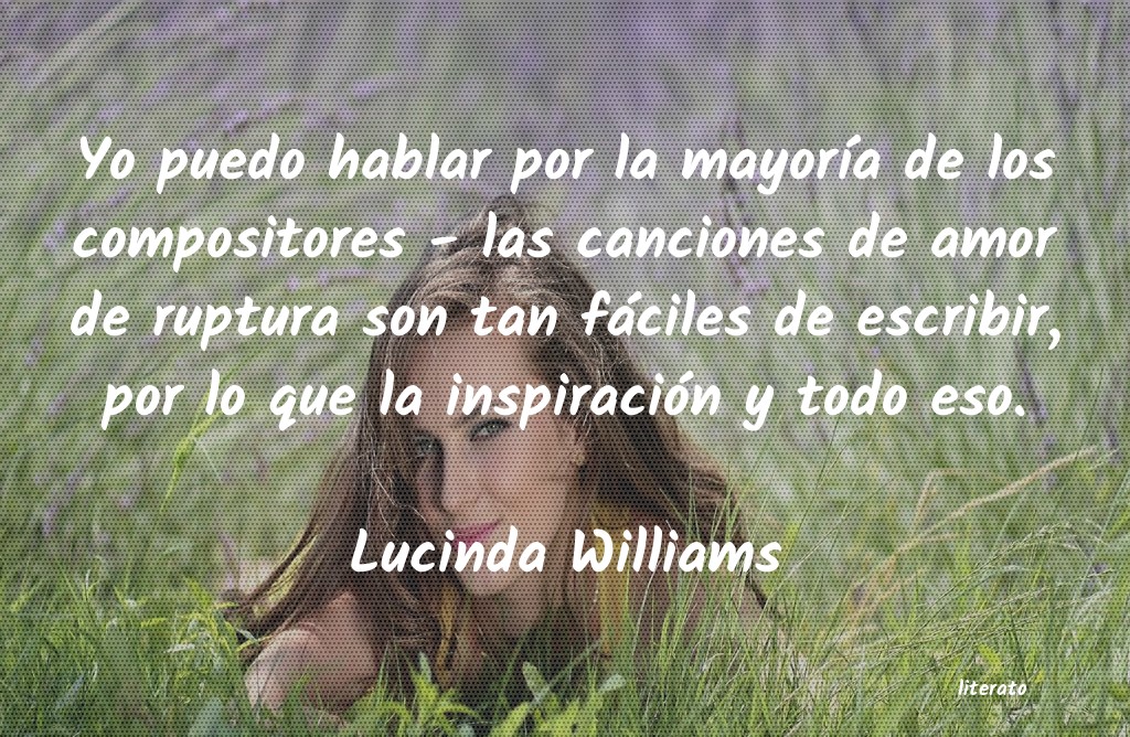 frases de Lucinda Williams