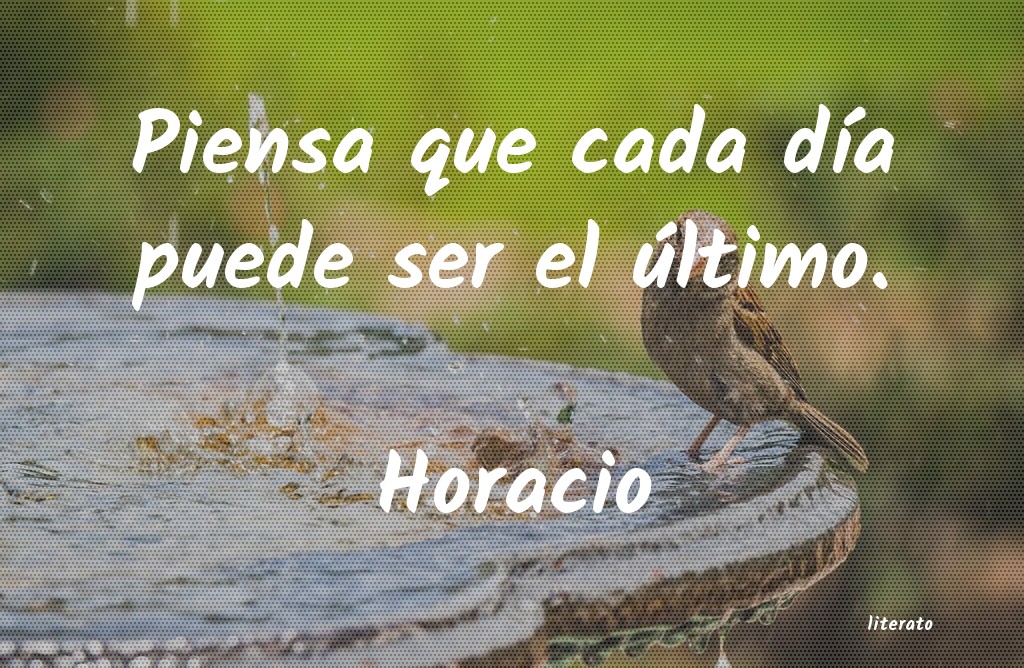 frases de Horacio
