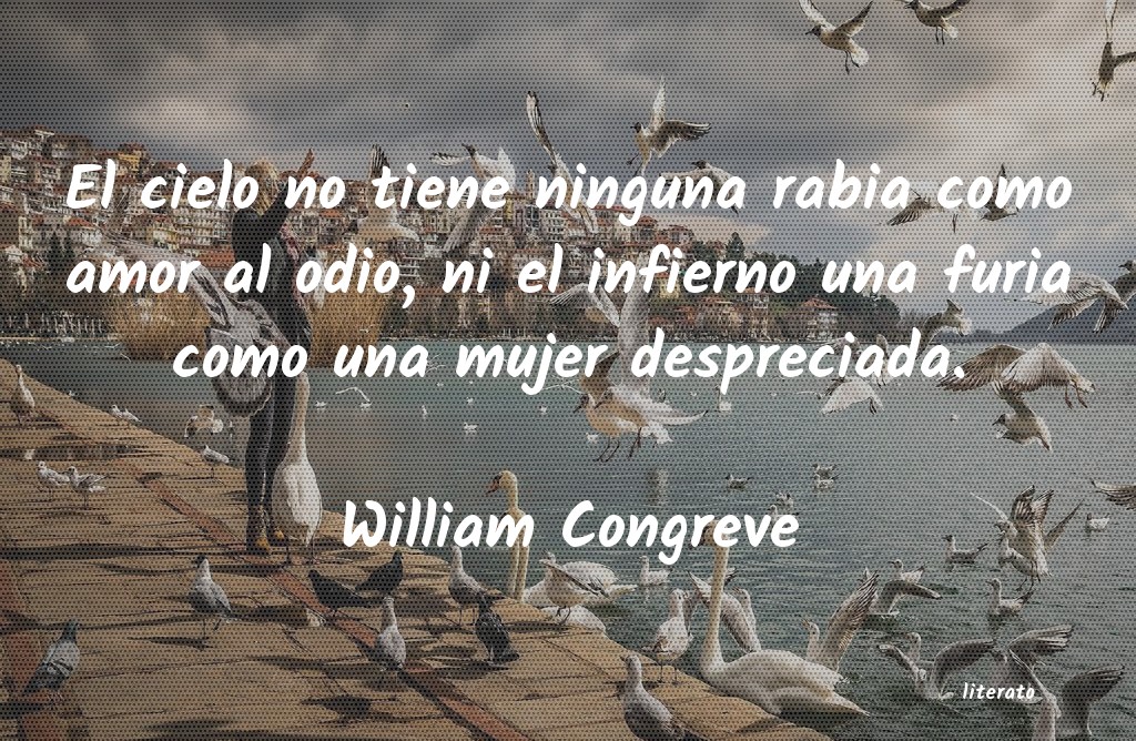 frases de William Congreve