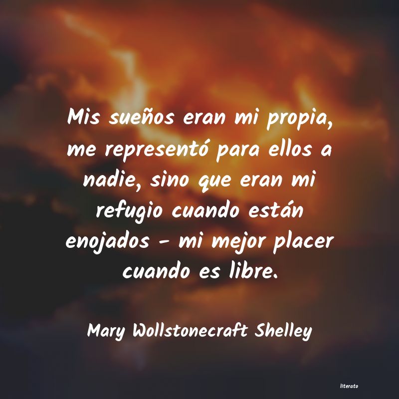 frases de Mary Wollstonecraft Shelley
