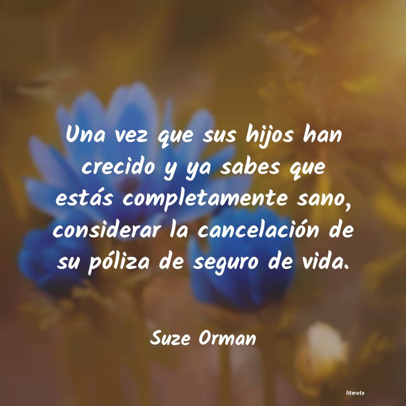 frases de Suze Orman