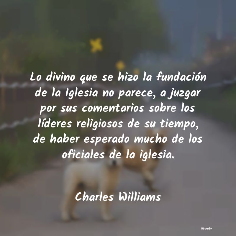 Frases de Charles Williams