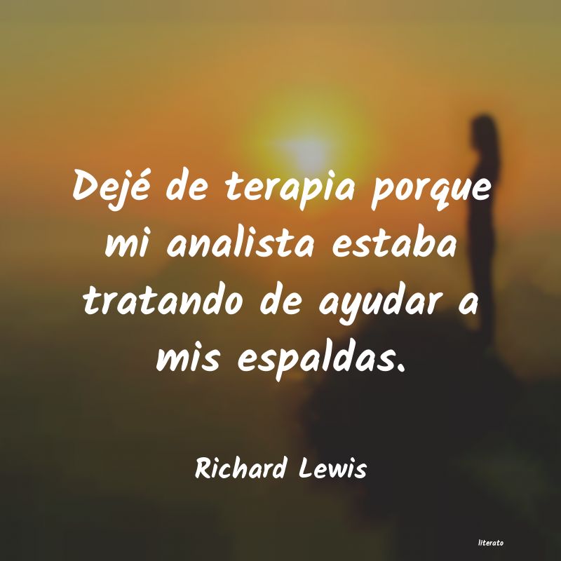 Frases de Richard Lewis