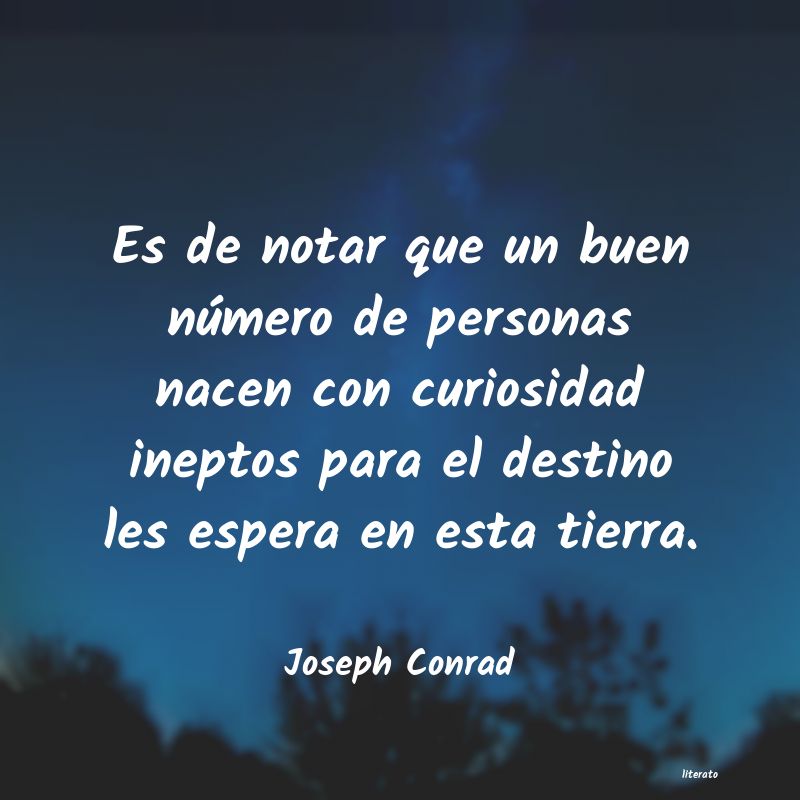 Frases de Joseph Conrad