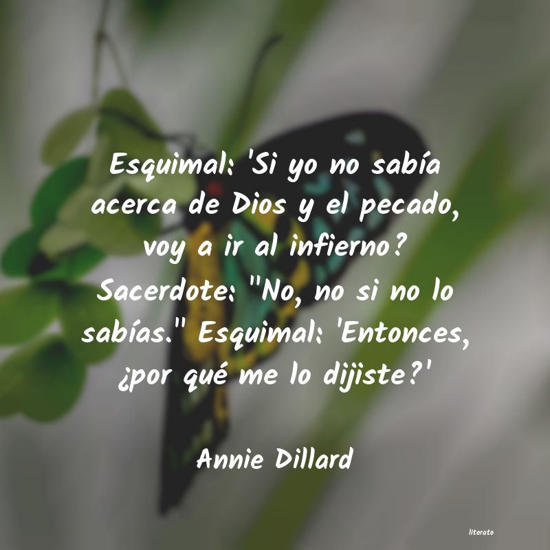 frases de Annie Dillard