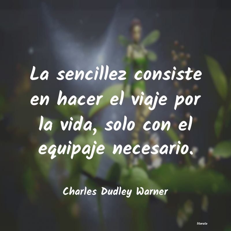 Frases de Charles Dudley Warner