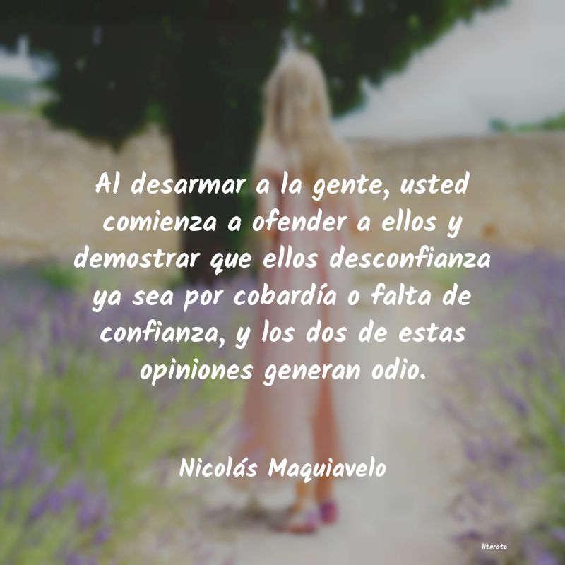frases de Nicolás Maquiavelo
