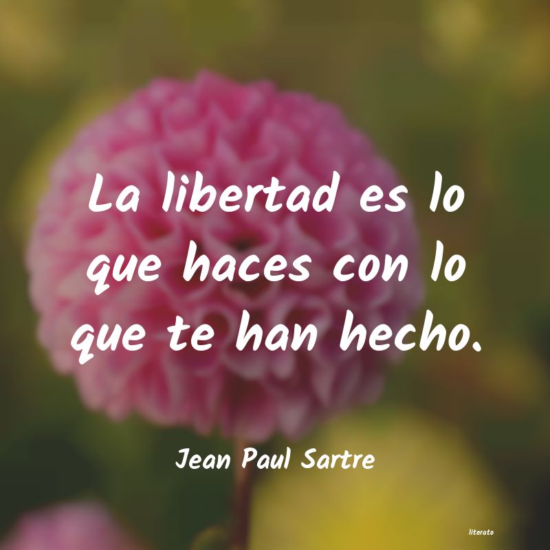 frases de Jean Paul Sartre