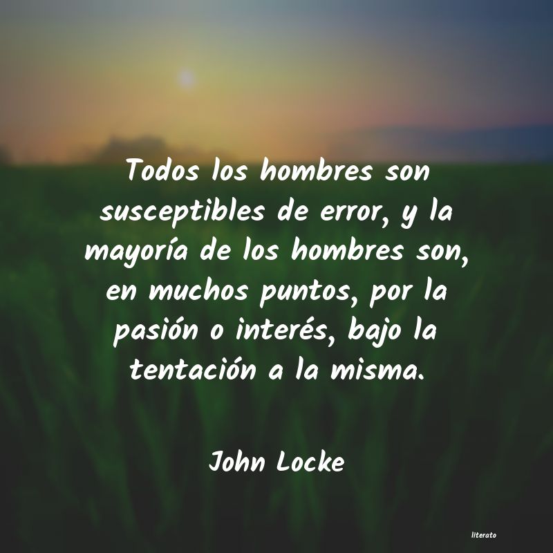 frases de John Locke