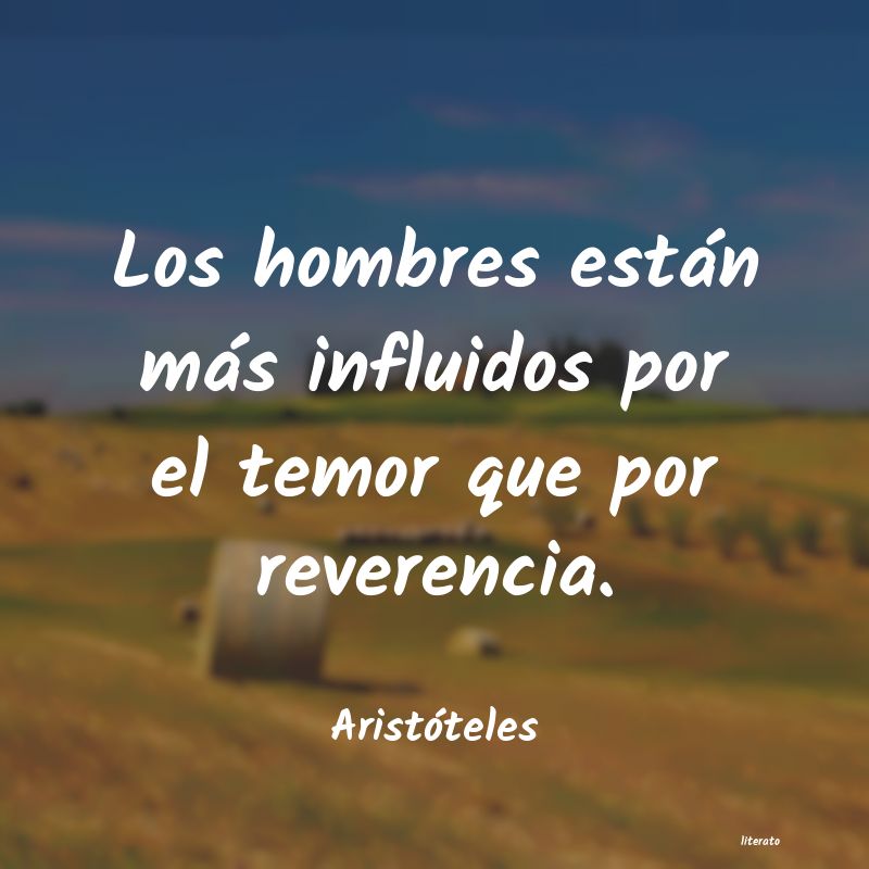 Frases de Aristóteles