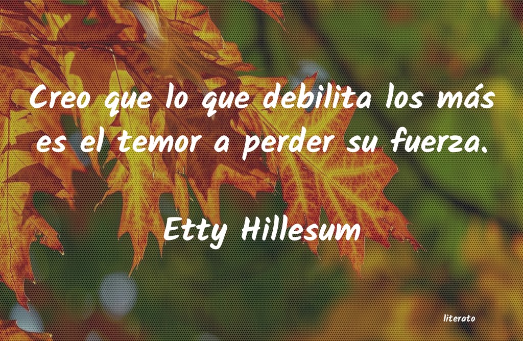 Frases de Etty Hillesum